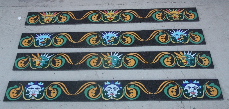 Ceramic Lava Stair Tiles
