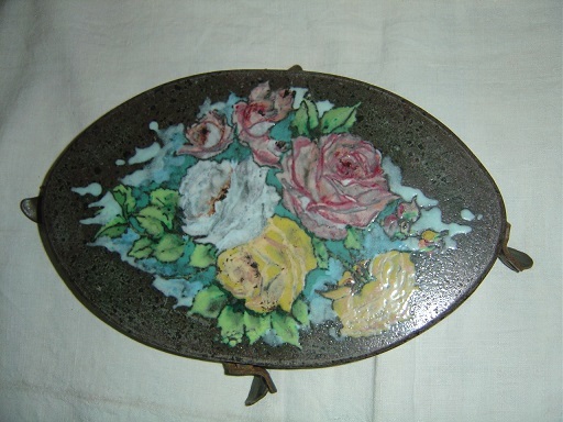 Ceramic Lava Flower Picture